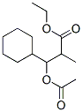 ethyl 3-acetyloxy-3-cyclohexyl-2-methyl-propanoate