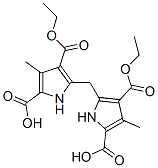 5-[(5-carboxy-3-ethoxycarbonyl-4-methyl-1H-pyrrol-2-yl)methyl]-4-ethox ycarbonyl-3-methyl-1H-pyrrole-2-carboxylic acid