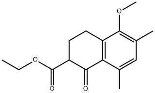 ethyl 5-methoxy-6,8-dimethyl-1-oxo-tetralin-2-carboxylate