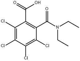 2,3,4,5-tetrachloro-6-(diethylcarbamoyl)benzoic acid