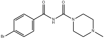 N-(4-溴苯甲酰基)-4-甲基哌嗪-1-甲酰胺