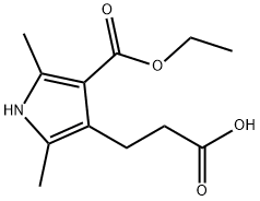 3-(4-ethoxycarbonyl-2,5-dimethyl-1H-pyrrol-3-yl)propanoic acid