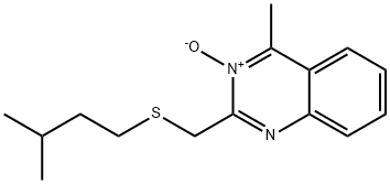 4-methyl-2-(3-methylbutylsulfanylmethyl)-3-oxido-quinazoline