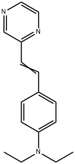 N,N-diethyl-4-(2-pyrazin-2-ylethenyl)aniline