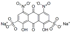 9,10-Dihydro-1,8-dihydroxy-4,5-dinitro-9,10-dioxo-2,7-anthracenedisulfonic acid disodium salt