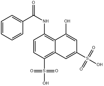 4-(苯甲酰基氨基)-5-羟基萘-1,7-二磺酸