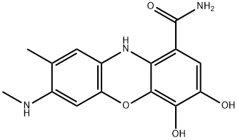 3,4-Dihydroxy-8-methyl-7-methylamino-10H-phenoxazine-1-carboxamide