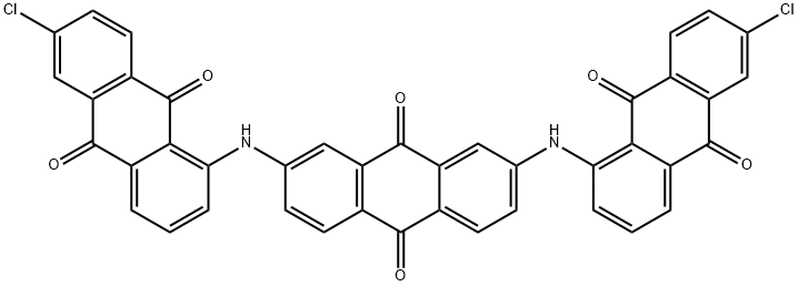 2,7-Bis[(6-chloro-9,10-dihydro-9,10-dioxoanthracen-1-yl)amino]-9,10-anthracenedione