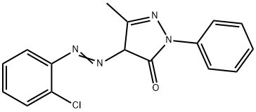 4-[(2-chlorophenyl)azo]-2,4-dihydro-5-methyl-2-phenyl-3H-pyrazol-3-one