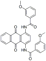 N,N'-(9,10-Dihydro-9,10-dioxoanthracene-1,4-diyl)bis[3-methoxybenzamide]