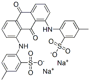 disodium 4,4'-[(9,10-dihydro-9,10-dioxo-1,8-anthrylene)diimino]bis(toluene-3-sulphonate)
