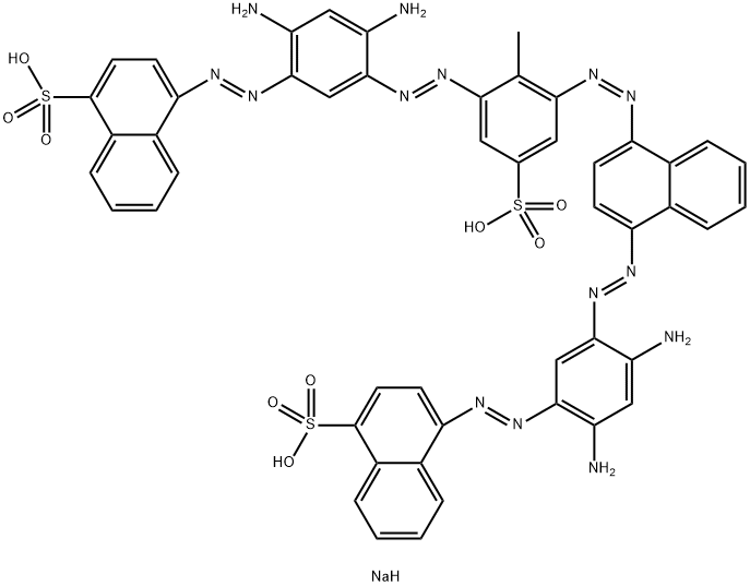 4-[[2,4-Diamino-5-[[3-[[4-[[2,4-diamino-5-[(4-sodiosulfo-1-naphthalenyl)azo]phenyl]azo]-1-naphthalenyl]azo]-2-methyl-5-sodiosulfophenyl]azo]phenyl]azo]naphthalene-1-sulfonic acid sodium salt