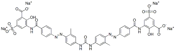 tetrasodium 3,3'-[carbonylbis[imino(2-methyl-4,1-phenylene)azo-4,1-phenylenecarbonylimino]]bis[5-sulphonatosalicylate]