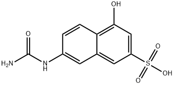 1-Hydroxy-6-ureido-3-naphthalenesulfonic acid
