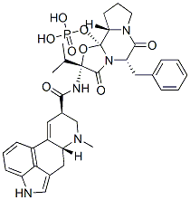 5'alpha-benzyl-12'-hydroxy-2'-isopropylergotaman-3',6',18-trione phosphate