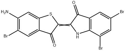 2-(6-Amino-5-bromo-3-oxobenzo[b]thiophen-2(3H)-ylidene)-5,7-dibromo-1H-indol-3(2H)-one