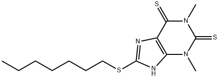 1,3-Dimethyl-8-(heptylthio)-1H-purine-2,6(3H,7H)-dithione