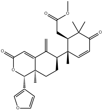 (1R,2R)-2-[(1R)-1α-(3-Furanyl)-3,5,6,7,8,8a-hexahydro-8aα-methyl-5-methylene-3-oxo-1H-2-benzopyran-6β-yl]-2,6,6-trimethyl-5-oxo-3-cyclohexene-1-acetic acid methyl ester