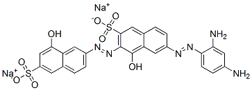 1,8'-Dihydroxy-7-[(2,4-diaminophenyl)azo][2,2'-azobisnaphthalene]-3,6'-disulfonic acid disodium salt