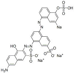 6'-Amino-1'-hydroxy-4-[(5-hydroxy-7-sodiosulfo-1-naphthalenyl)azo][1,2'-azobisnaphthalene]-3',7-disulfonic acid disodium salt