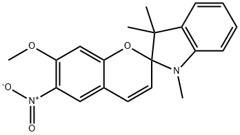 1',3'-dihydro-7-methoxy-1',3',3'-trimethyl-6-nitrospiro[2H-1-benzopyran-2,2'-[2H]indole]