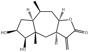 (3aR,7aα,9aα)-Dodecahydro-5β,6β-dihydroxy-4aβ,8β-dimethyl-3-methyleneazuleno[6,5-b]furan-2-one