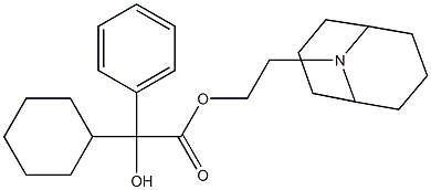 α-Hydroxy-α-phenylcyclohexaneacetic acid=2-(9-azabicyclo[3.3.1]nonan-9-yl)ethyl ester