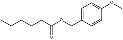 Hexanoic acid, (4-methoxyphenyl)methyl ester