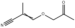 2-Propenenitrile, 2-methyl-3-(2-oxopropoxy)- (9CI)