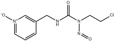 1-(2-chloroethyl)-1-nitroso-3-(3-pyridylmethyl-1-oxy)urea