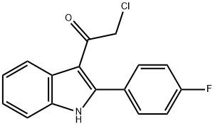 2-CHLORO-1-[2-(4-FLUOROPHENYL)-1H-INDOL-3-YL]ETHANONE
