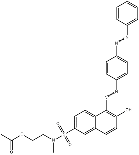 N-(2-acetoxyethyl)-6-hydroxy-N-methyl-5-[[4-(phenylazo)phenyl]azo]naphthalene-2-sulphonamide
