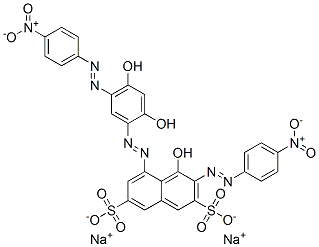 disodium 5-[[2,4-dihydroxy-5-[(4-nitrophenyl)azo]phenyl]azo]-4-hydroxy-3-[(4-nitrophenyl)azo]naphthalene-2,7-disulphonate
