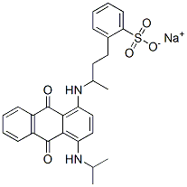 sodium [3-[[9,10-dihydro-4-(isopropylamino)-9,10-dioxo-1-anthryl]amino]butyl]benzenesulphonate