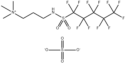 bis[trimethyl-3-[[(undecafluoropentyl)sulphonyl]amino]propylammonium] sulphate