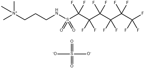 bis[trimethyl-3-[[(tridecafluorohexyl)sulphonyl]amino]propylammonium] sulphate