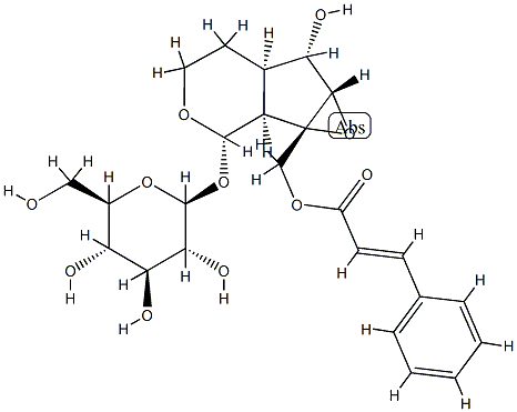 [(1aS,1bα,5aα,6aβ)-Octahydro-6α-hydroxy-1aβ-[[[(E)-1-oxo-3-phenyl-2-propenyl]oxy]methyl]oxireno[4,5]cyclopenta[1,2-c]pyran-2α-yl]β-D-glucopyranoside