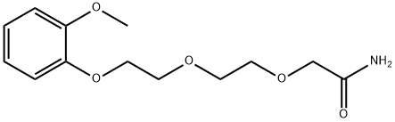 2-[2-[2-(o-Methoxyphenoxy)ethoxy]ethoxy]acetamide