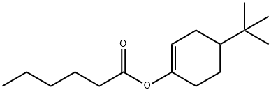 1-Cyclohexen-1-ol, 4-tert-butyl-, hexanoate
