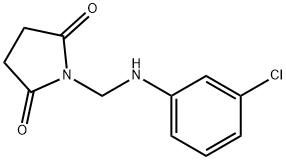 Succinimide, N-(m-chloroanilinomethyl)-,