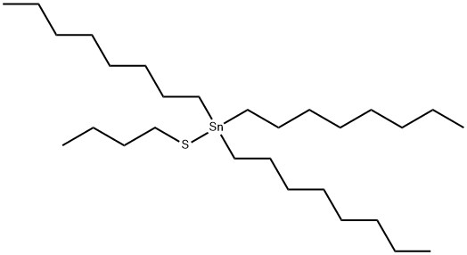 (Butylthio)trioctylstannane