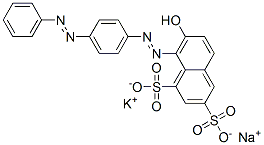 7-羟基-8-[[4-(苯基偶氮)苯基]偶氮]-1,3-萘二磺酸钾钠