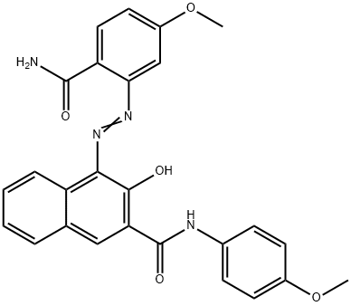 4-[[2-(Aminocarbonyl)-5-methoxyphenyl]azo]-3-hydroxy-N-(4-methoxyphenyl)-2-naphthalenecarboxamide