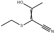 2-Butenenitrile, 2-(ethylthio)-3-hydroxy- (9CI)
