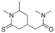 4-Piperidineacetamide,  N,N,1,2-tetramethyl-6-thioxo-