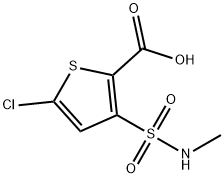 5-氯-3-甲氨基磺酰基-2-羧酸噻吩