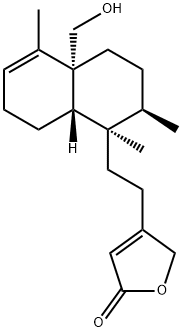 4-[2-[(1R)-1,2,3,4,4a,7,8,8aα-Octahydro-4aβ-hydroxymethyl-1,2α,5-trimethylnaphthalen-1α-yl]ethyl]furan-2(5H)-one