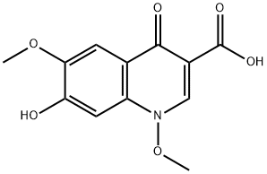 1,4-dihydro-1,6-dimethoxy-7-hydroxy-4-oxoquinoline-3-carboxylic acid