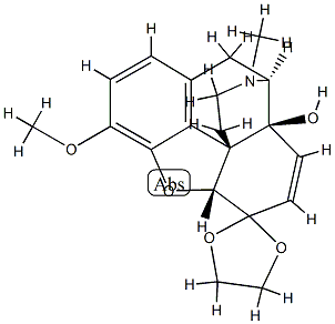 7,8-Didehydro-4,5α-epoxy-14-hydroxy-3-methoxy-17-methylmorphinan-6-one ethylene acetal