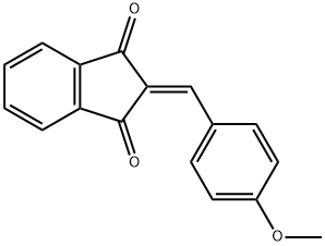 Indane-1,3-dione, 2-(4-methoxybenzylideno)-